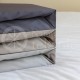 Satin fitted sheets (ANTRACIT)